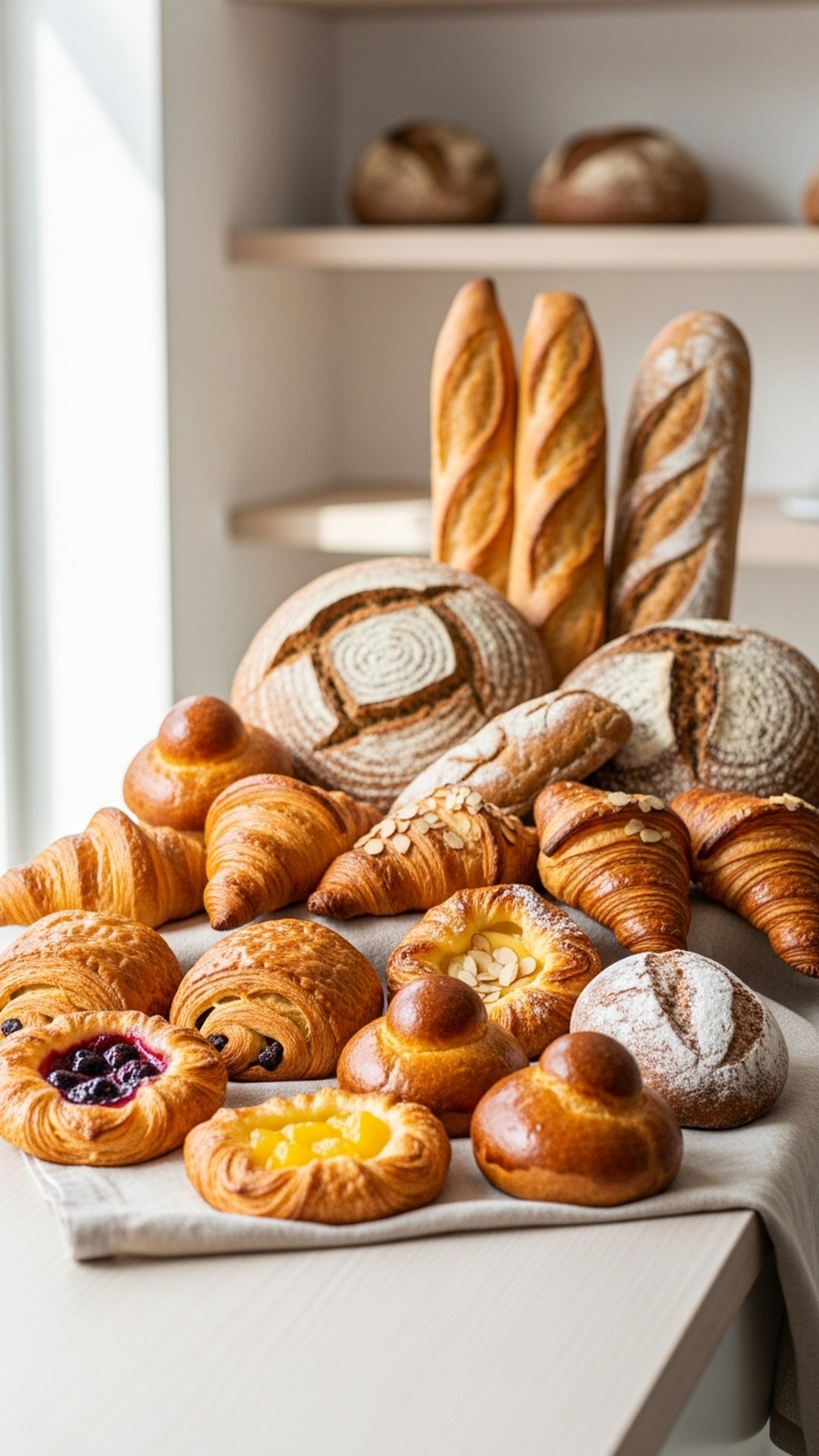 Mẫu giao diện menu Bakery Hiện Đại