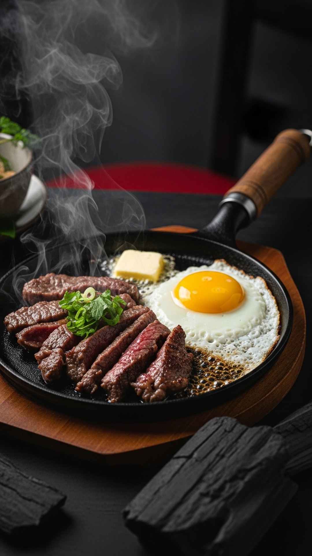 Mẫu giao diện menu Bò né & Beefsteak
