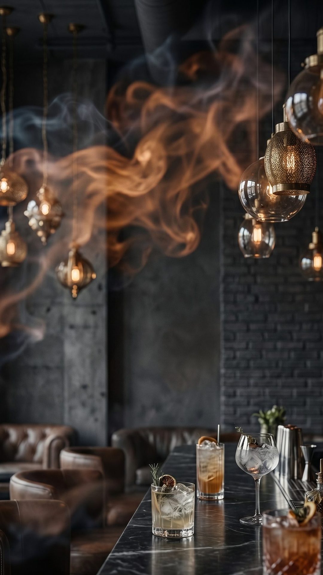 Mẫu giao diện menu Charcoal Lounge