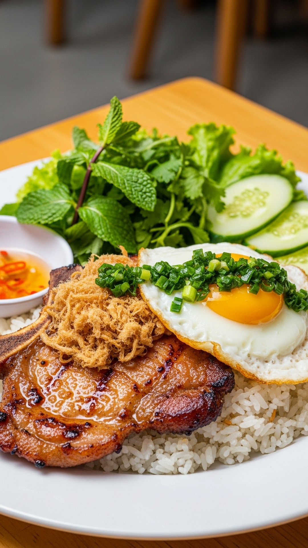 Mẫu giao diện menu Cơm tấm Sài Gòn