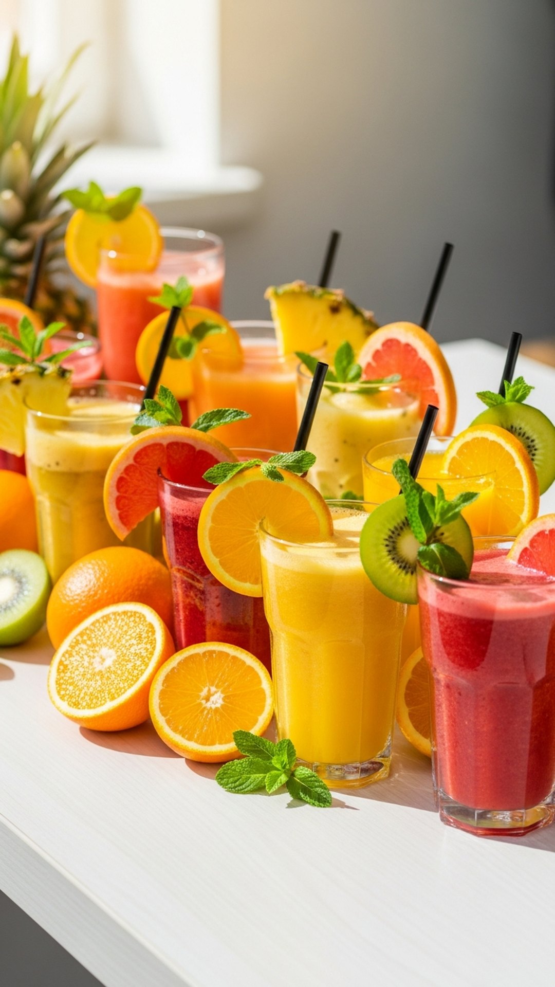 Mẫu giao diện menu Nước ép tươi