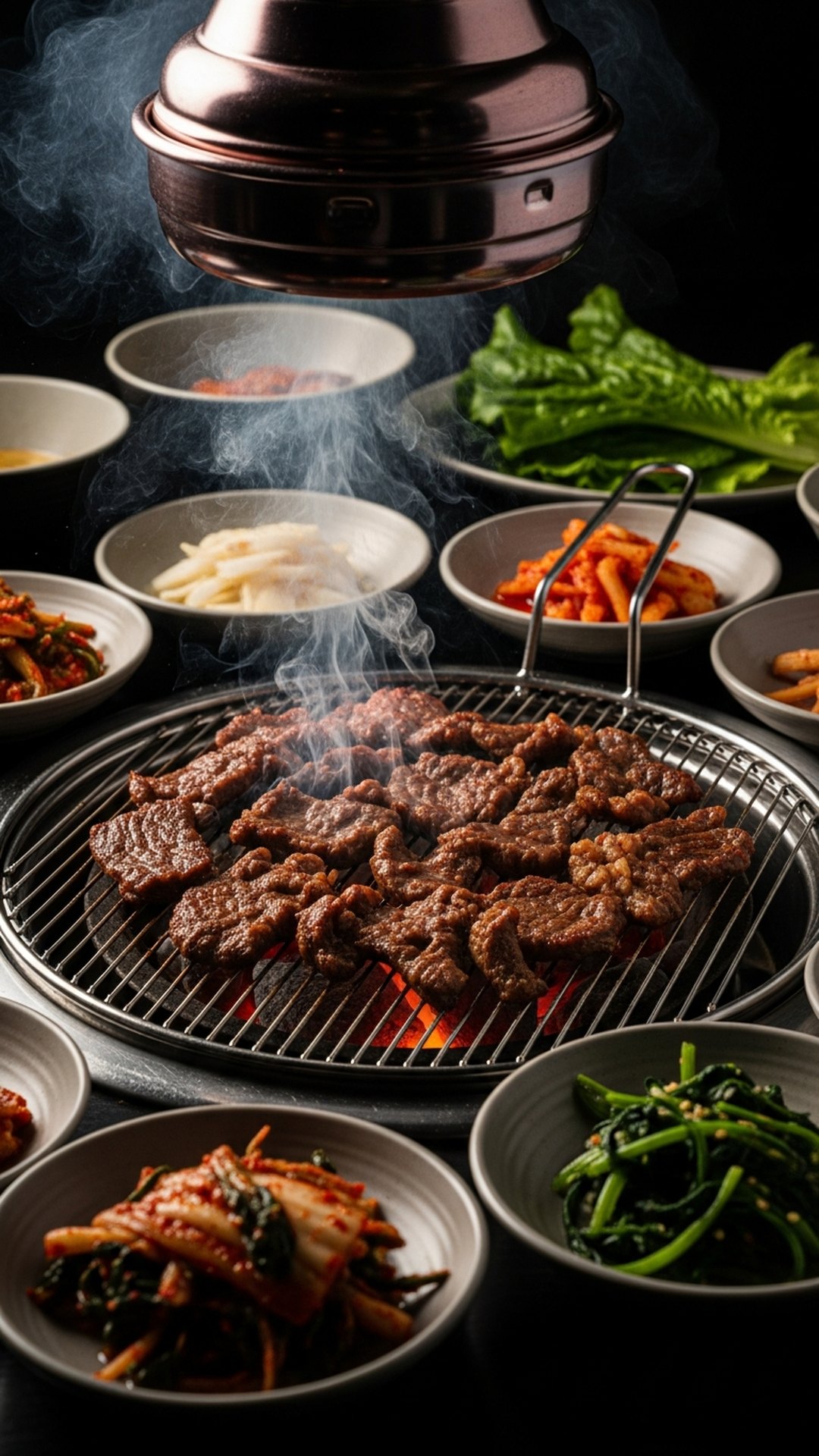 Mẫu giao diện menu Hàn Quốc BBQ