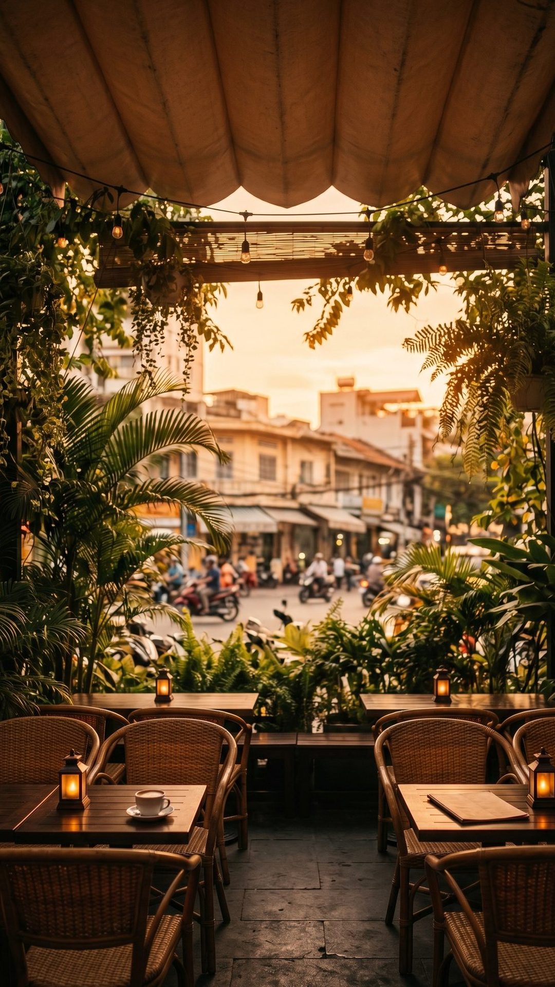 Mẫu giao diện menu Saigon Sunset