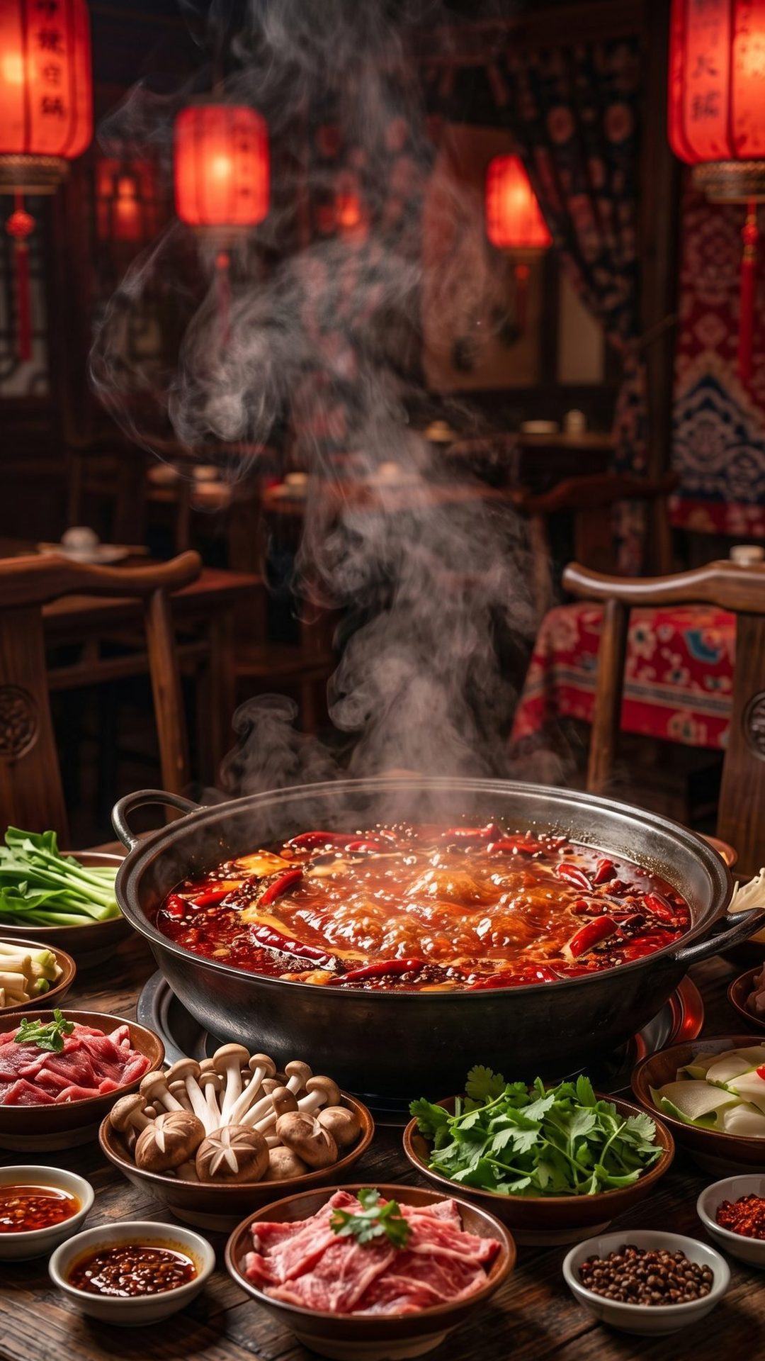 Mẫu giao diện menu Lẩu Tứ Xuyên
