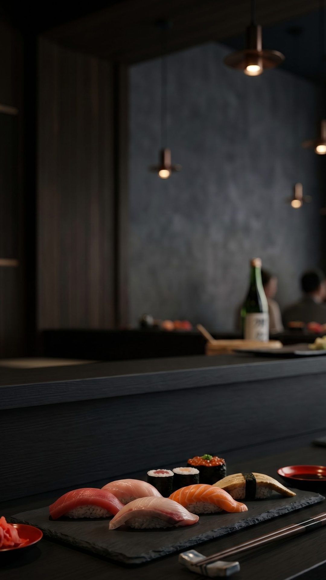 Mẫu giao diện menu Sushi Tokyo